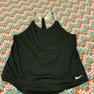 Nike Black Tank with Gray Logo Straps